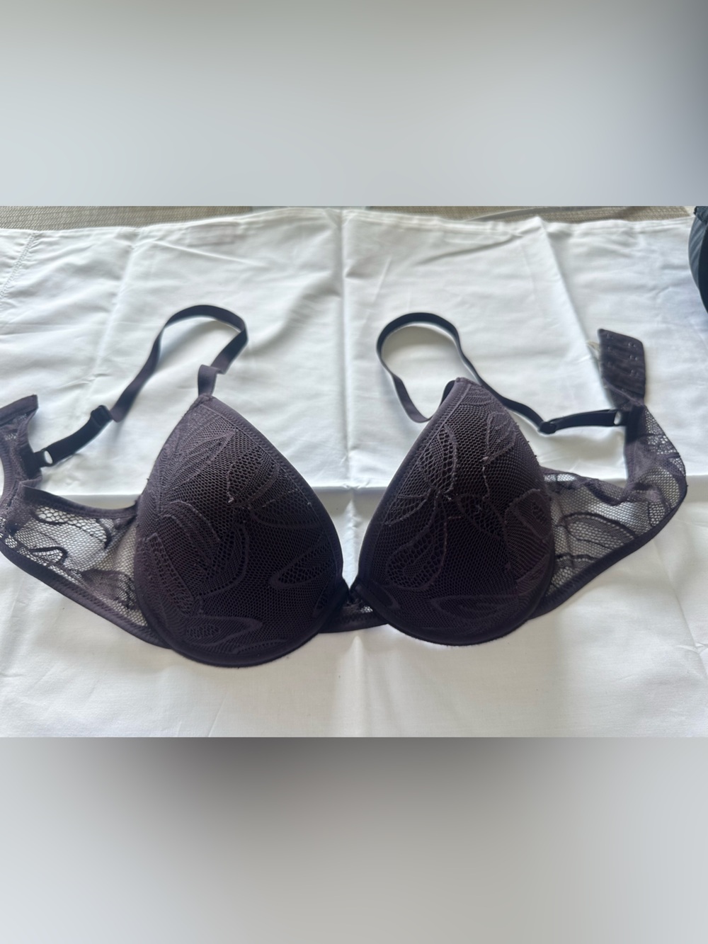 Pur Lace Contour Bra in Plum
